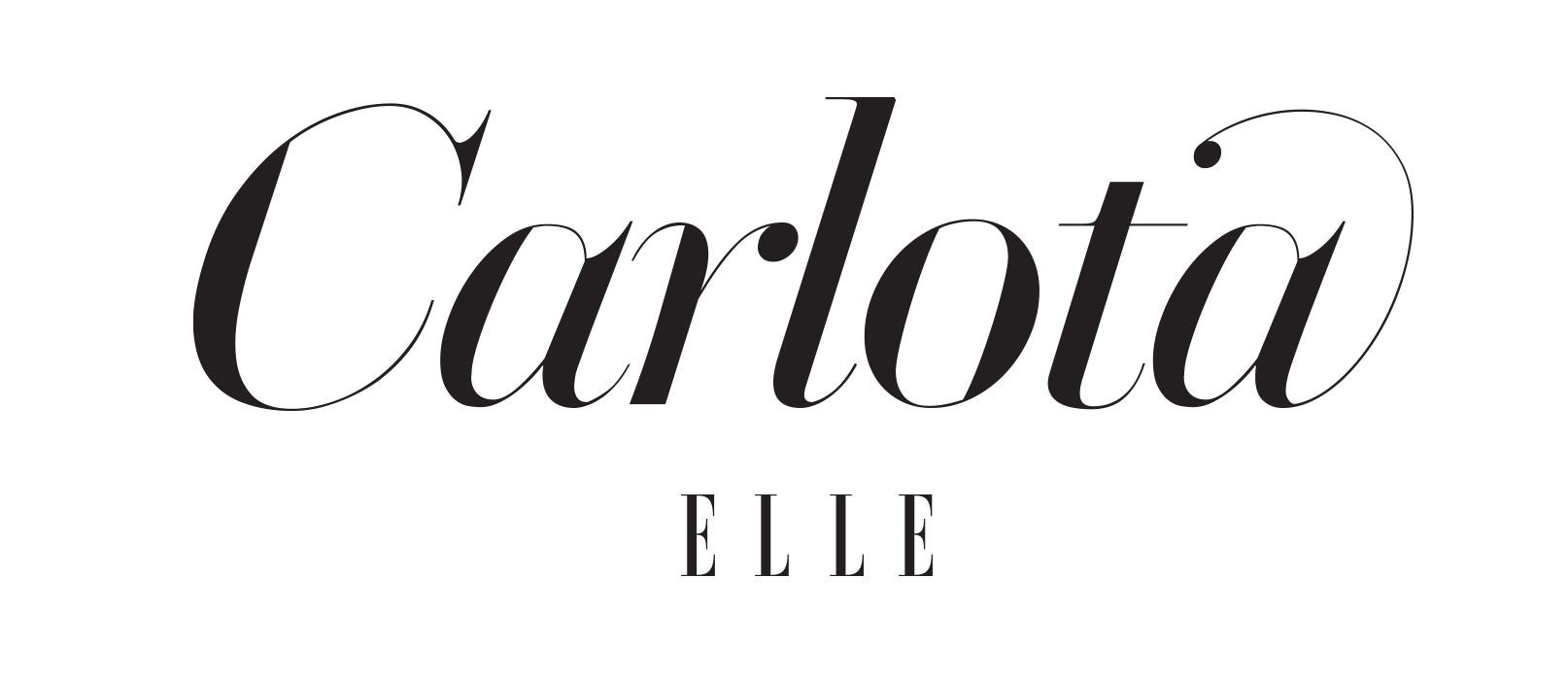Carlota custom typeface for Elle Magazine Mexico