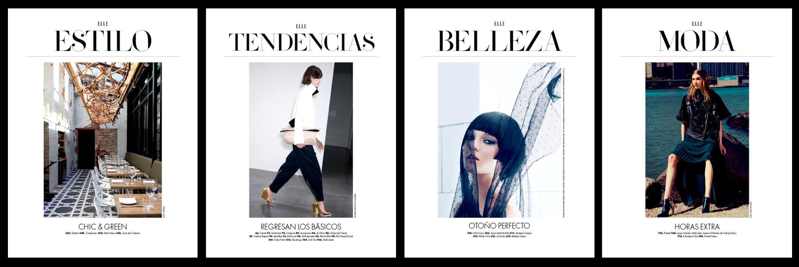 Carlota custom font Elle Magazine in use