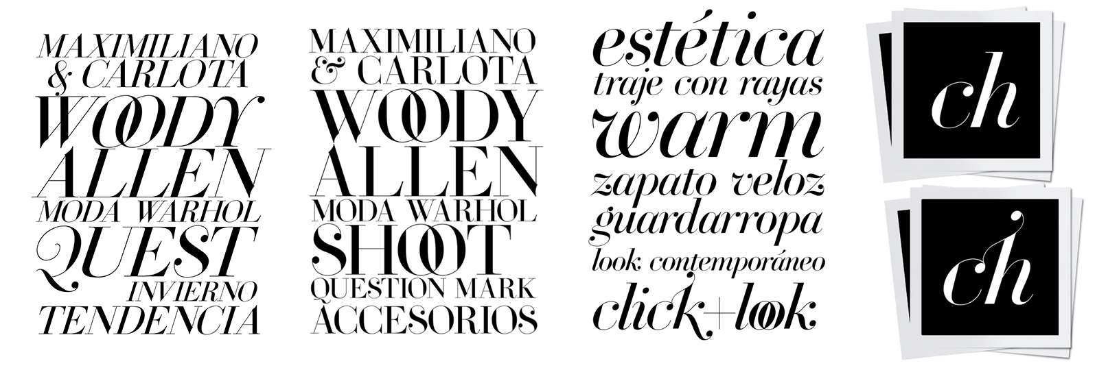 carlota custom font elle magazine